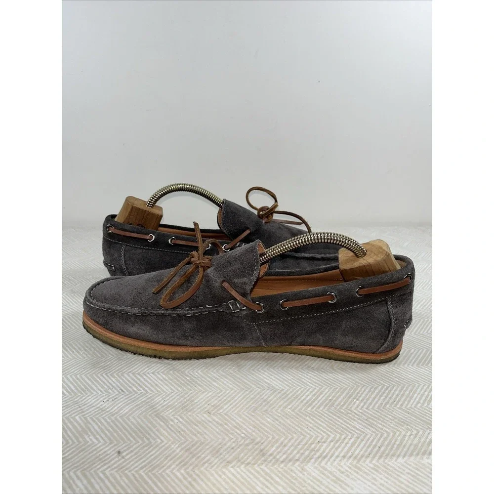 NEW REPUBLIC Flynn Boat Suede‎ Casual Gray Shoe Size 11 Mocasines Comfort Style